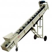 大傾角皮帶輸送機的結構、特點